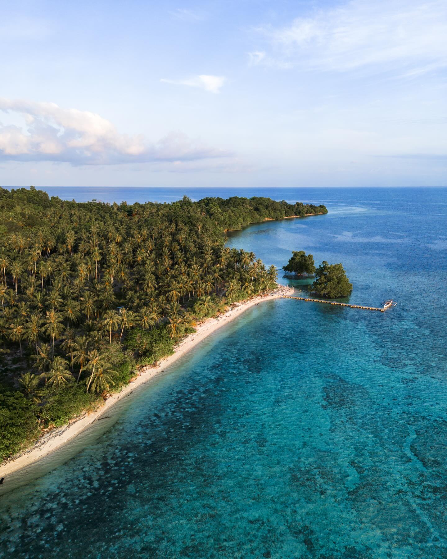 Island paradise view